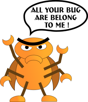 Mediawiki bug. MesserWoland based on the graphics by FoeNyx. Licence GFDL and Creative Commons CC-BY-SA-2.5